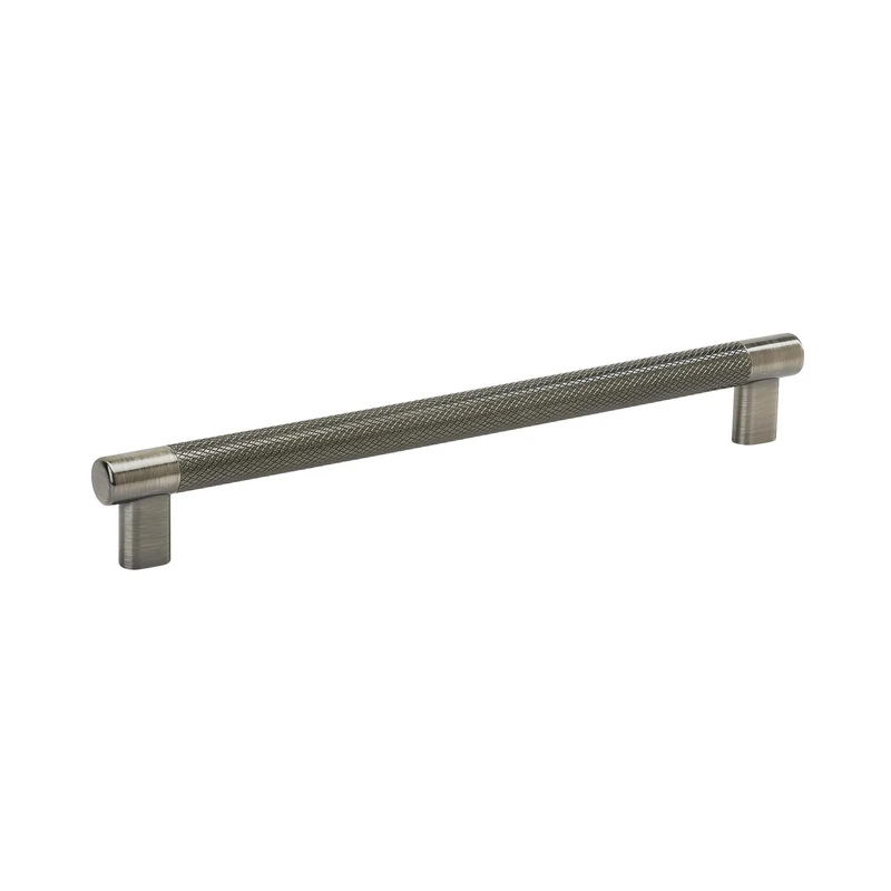 Amerock | Kitchen Cabinet Pull | Gunmetal | 10-1/16 in (256 mm) Center-to-Center | Bronx | 1 Pack | Furniture Hardware | Cabinet Handle | Bathroom Drawer Pull