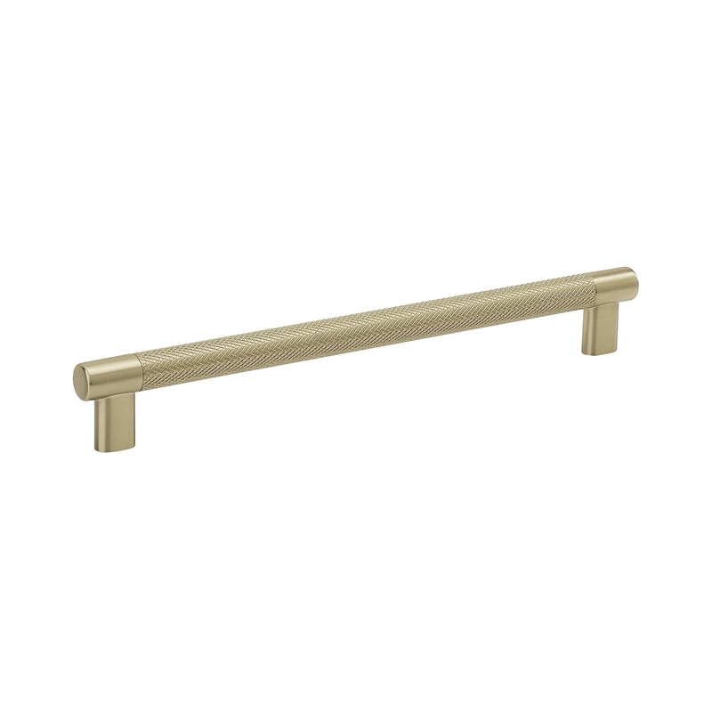 Amerock | Kitchen Cabinet Pull | Golden Champagne | 10-1/16 in (256 mm) Center-to-Center | Bronx | 1 Pack | Furniture Hardware | Cabinet Handle | Bathroom Drawer Pull