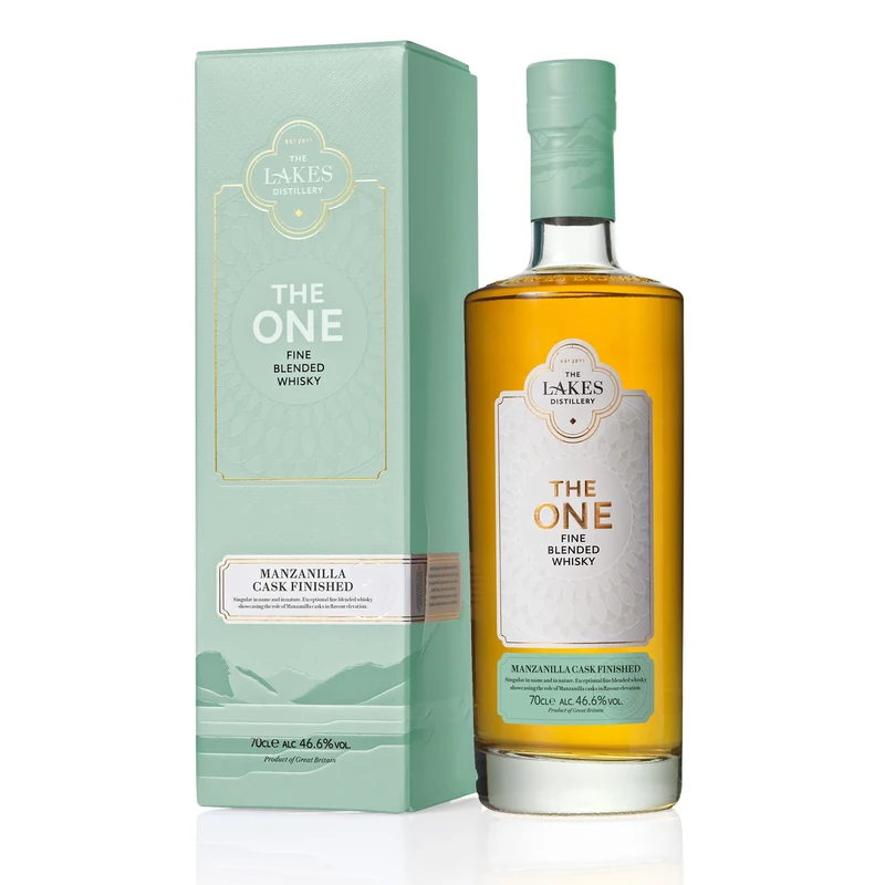 The Lakes Distillery The One Fine Blended Whisky - Manzanilla Cask Finished (46.6% ABV, 70cl)