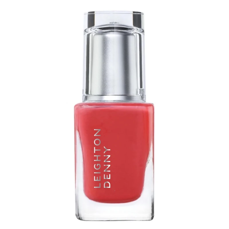 LEIGHTON DENNY Nail Polish - It's Summer Somewhere - Vegan - 12ml - vibrant orangey, fire-red