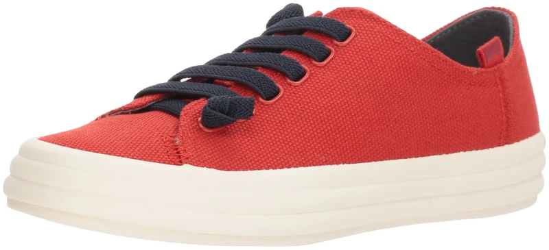 Camper Women's Hoops-k200604 Trainers, Red 015, 8 UK