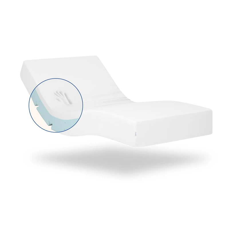 Gerialife® Memory Foam Mattress 80 x 190 cm | 20 cm Thick | Cool and Soft Fabric | Suitable for Electric and Normal Beds