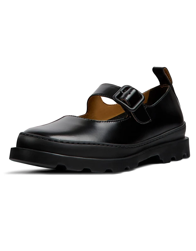 Camper Women's Brutus K201433 Mary Jane Flat, Black, 3 UK - Image 1