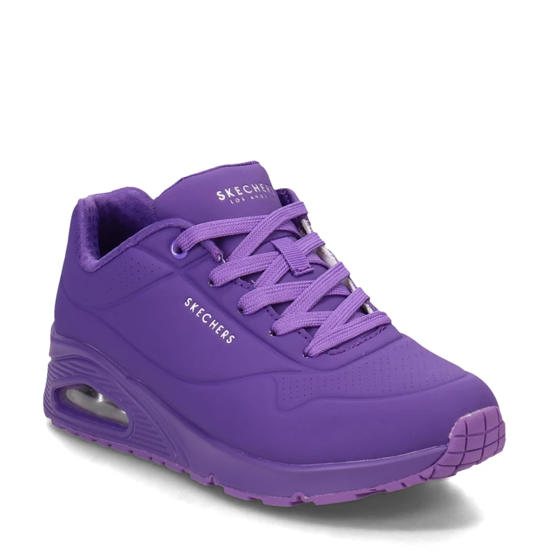 Skechers Women's Uno - Night Shades Trainers, Pur, 6.5 UK Wide