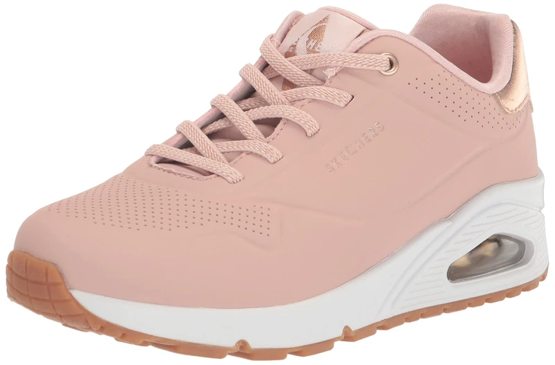 Skechers Women's Uno - Shimmer Away Sneaker, Blsh, 2.5 UK Blush - Image 1