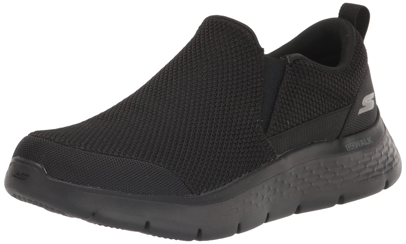 Skechers Men's Go Walk Flex Impeccable Ii Sneaker, Black Textile, 6.5 UK - Image 1
