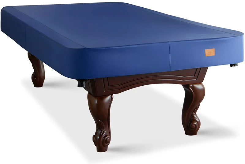 BEARCOVER Heavy Duty Leatherette Billiard Pool Table Cover, Waterproof & Tearproof Cover for Pool Table 7/8/9FT (7 Feet/Blue)