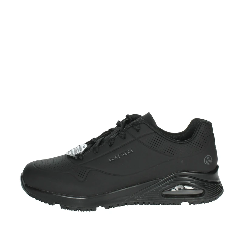 Skechers Men's UNO SR SUTAL Trainers, Black Synthetic, 7 UK