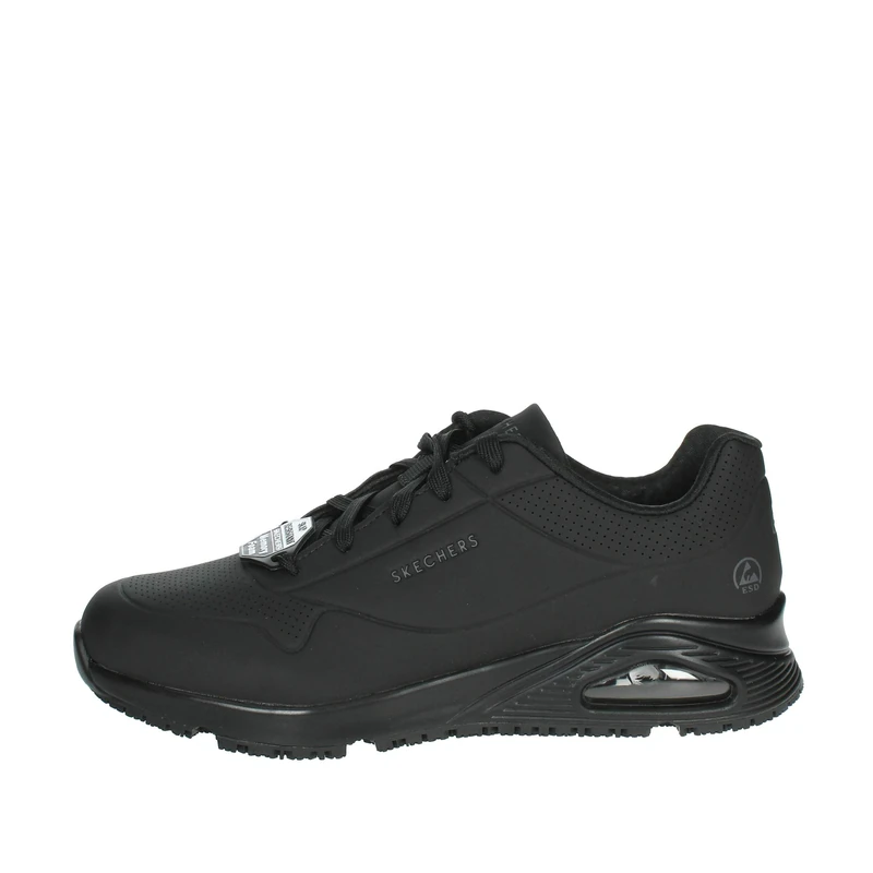 Skechers Men's UNO SR SUTAL Trainers, Black Synthetic, 11 UK