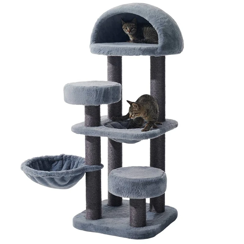 Nobby Nara Cat Scratching Post 49 x 49 x 121 cm Grey
