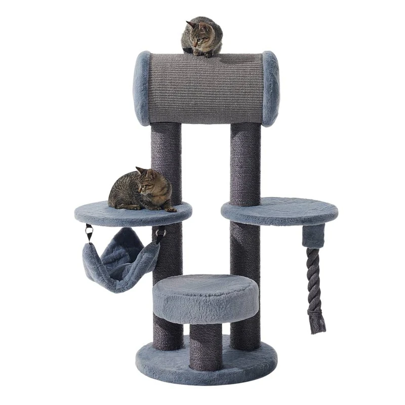 Nobby JAVIS Cat Scratching Post Grey 50 x 50 x 111 cm Pack of 1
