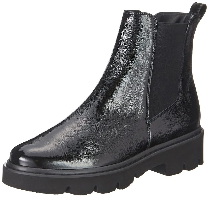 Paul Green Women's Crushed slag Sneaker, Black, 7 UK - Image 1