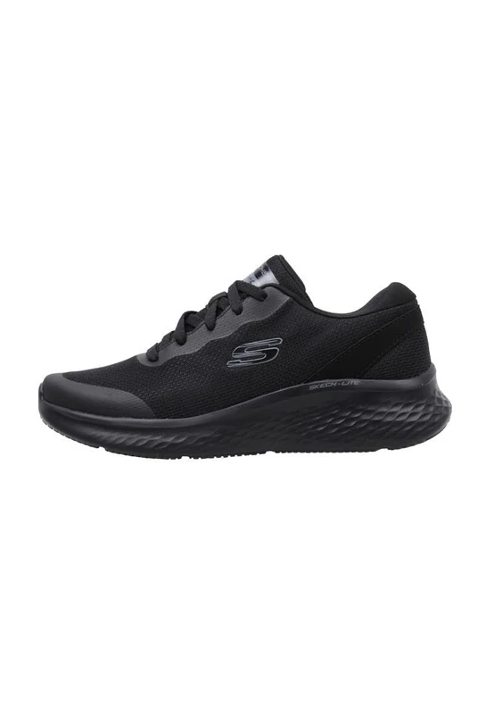 Skechers Men's Skech-Lite Pro Clear Rush Sneaker, Black Mesh/Duraleather/Trim, 8 UK