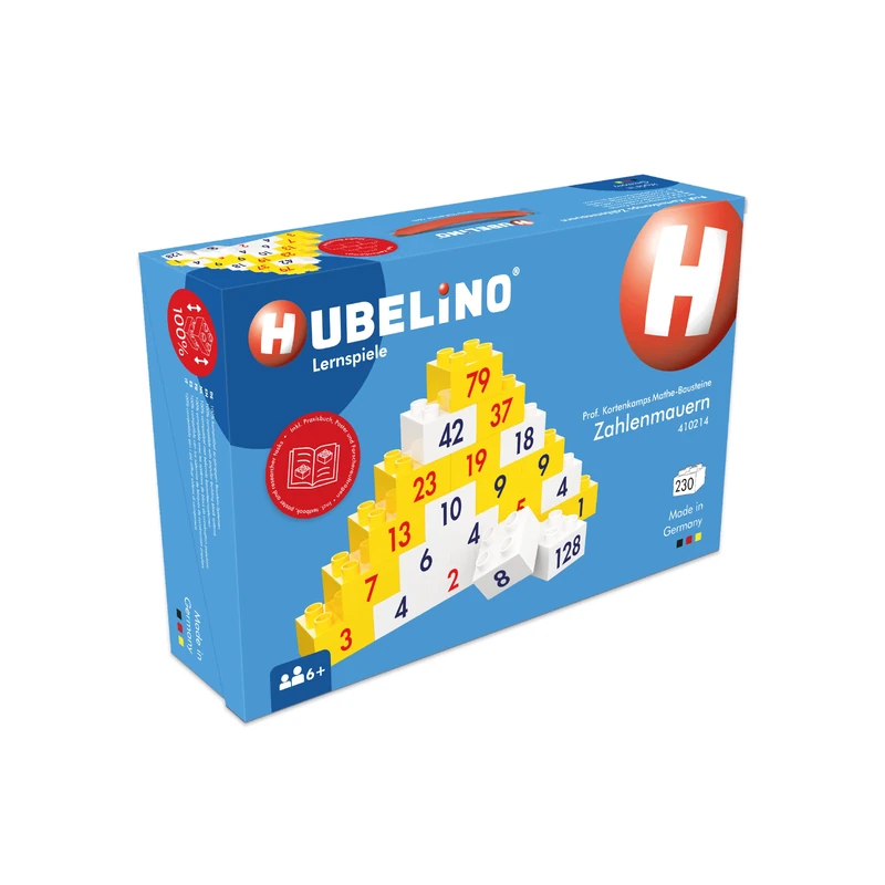 Hubelino Number Walls (Prof. Kortenkamps Maths Building Blocks), 410214, Multi-Coloured