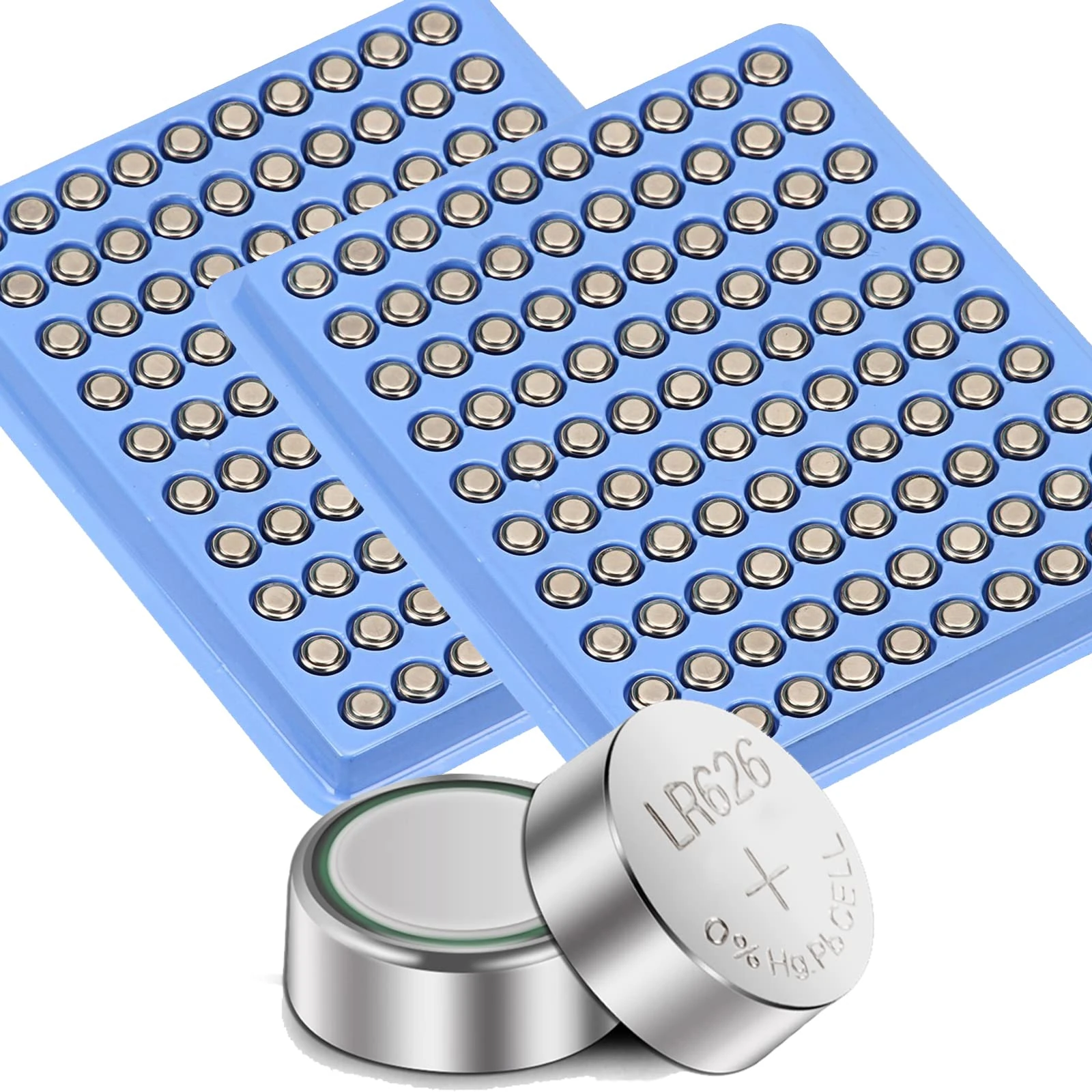 Alkaline Button Cell Batteries LR626 AG4 SR626 1.5V Coin Cell for Watches 200-Pack 377A 377 177 Battery