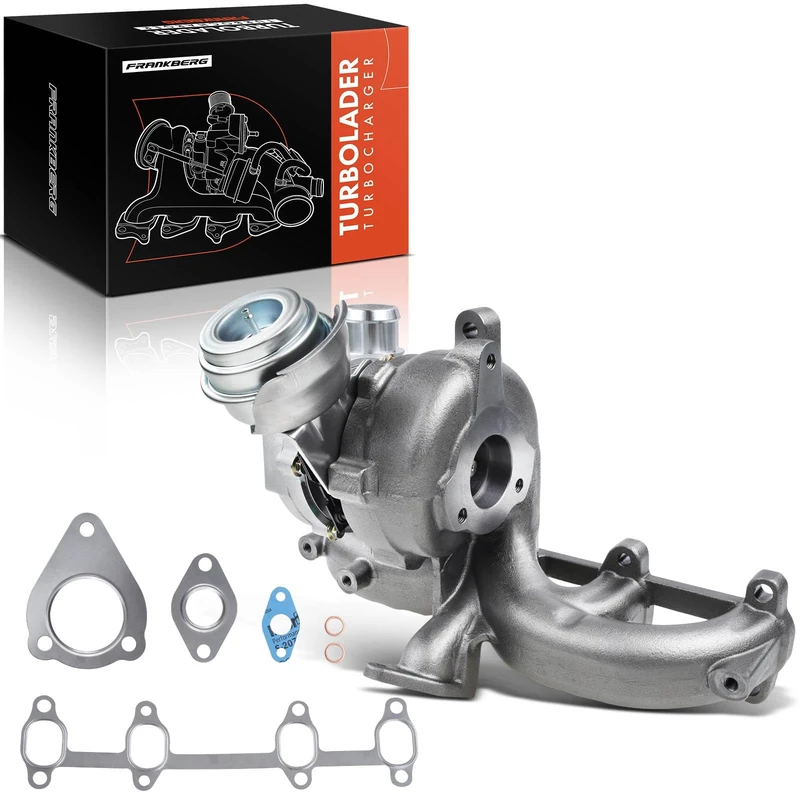 Frankberg Turbocharger Engine Turbo Compatible with Golf IV 1J1 1J5 A3 8L1 Oct.avia I 1U2 1U5 Leon 1M1 Bo.ra 1J2 1J6 Sha.ran 7M6 7M8 7M9 Alham.bra 7V8 7V9 Replace# 038253019NV500