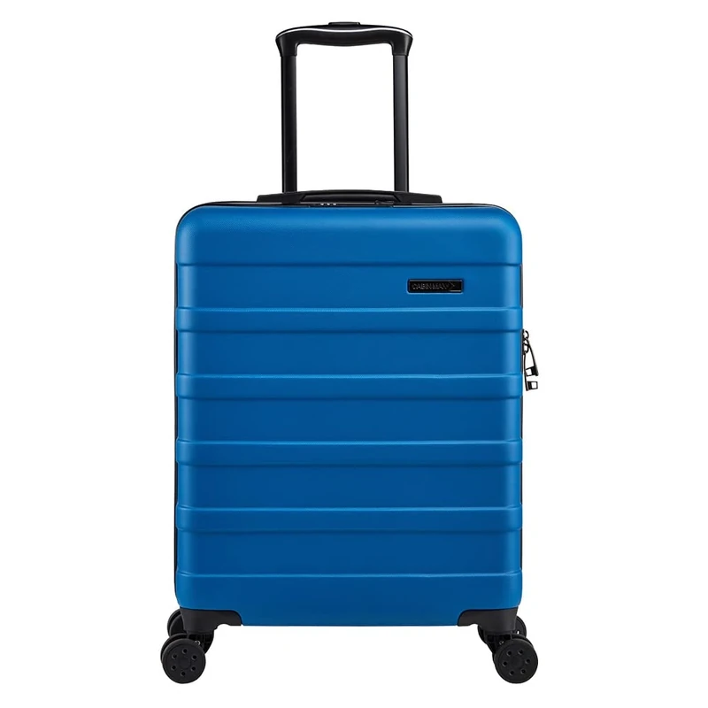 Cabin Max Anode 55x40x20 Cabin Suitcase, Built in Lock, Lightweight Carry On, 8 Wheels, Wet Pocket, Suitable for Ryanair, Easyjet, Paid Hand Luggage Carry-Ons (55 x 40 x 20 cm 40l)