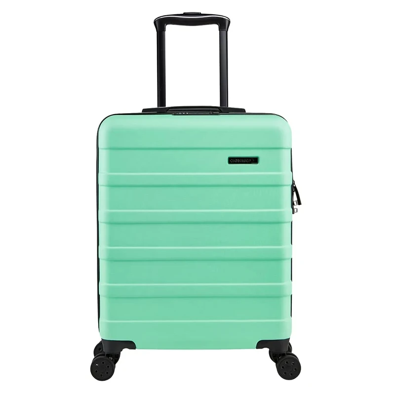Cabin Max Anode 55x40x20 Cabin Suitcase, Built in Lock, Lightweight Carry On, 8 Wheels, Wet Pocket, Suitable for Ryanair, Easyjet, Paid Hand Luggage Carry-Ons (55 x 40 x 20 cm 40l)