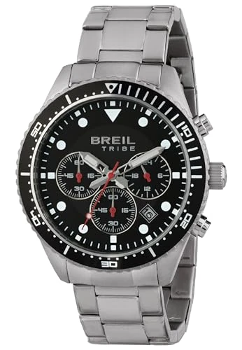 Breil Sail EW0582 Men's Watch with Silver Stainless Steel Bracelet Case Diameter 42 mm, Silver, Sports
