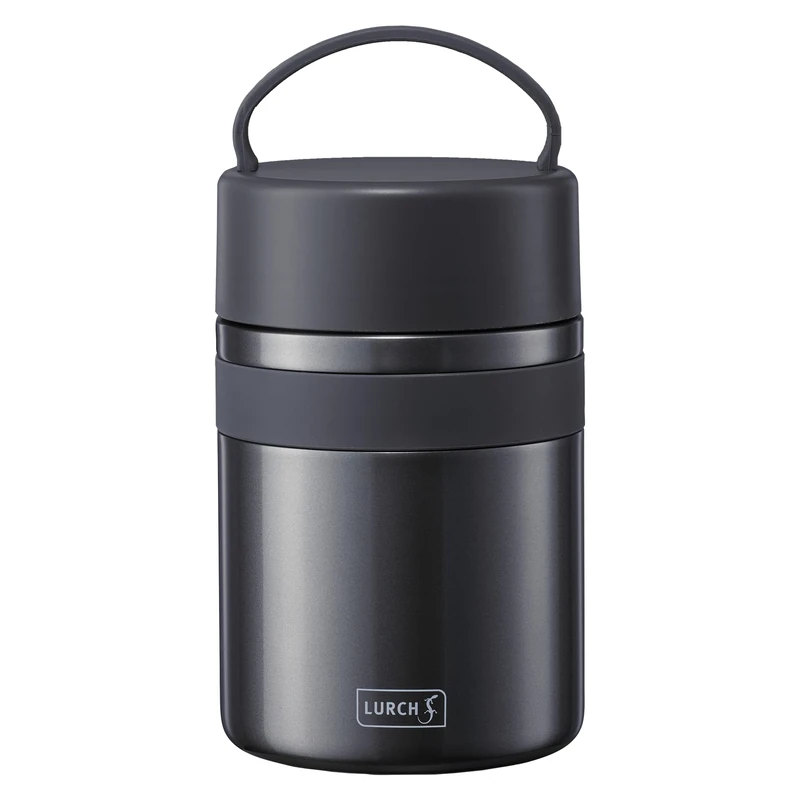 Lurch 240844 Thermal Food Container, Stainless Steel, Metallic Grey