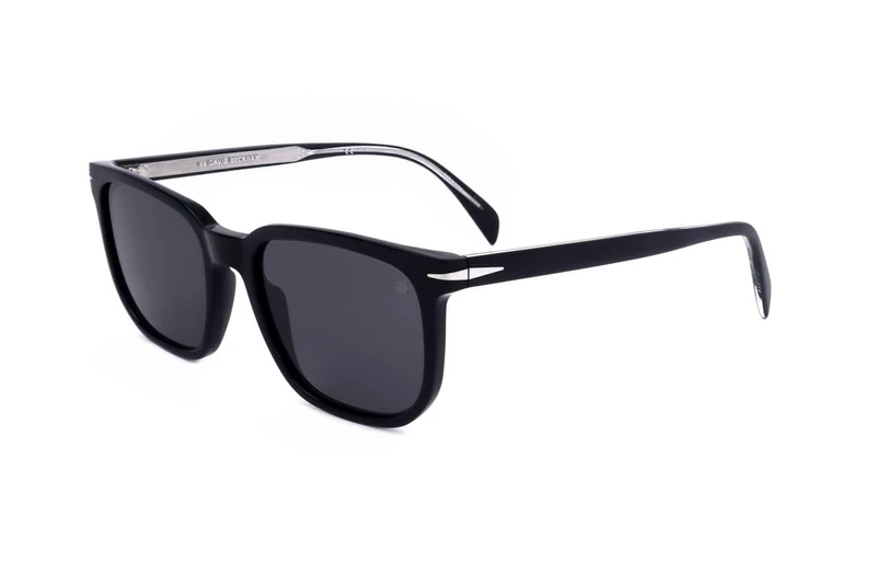 David Beckham DB 1076/S Black and Silver Men's Sunglasses