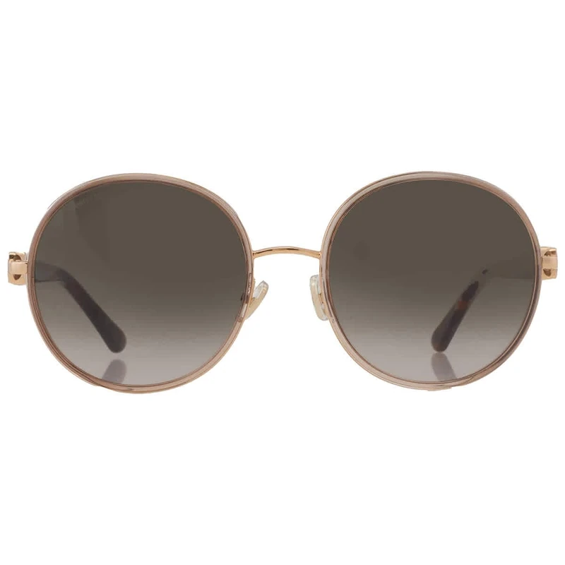 Jimmy Choo Pam/s 01Q/HA Gold Brown Sunglasses - Women's 57mm