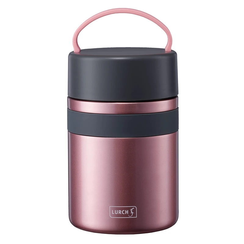 Lurch 240846 Thermal Food Container, Stainless Steel, Rose Gold