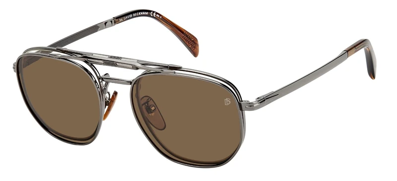 David Beckham Db 1082/g/cs KJ1/HE DK RUTHENIUM Eyewear Men's Metal, Standard, 52