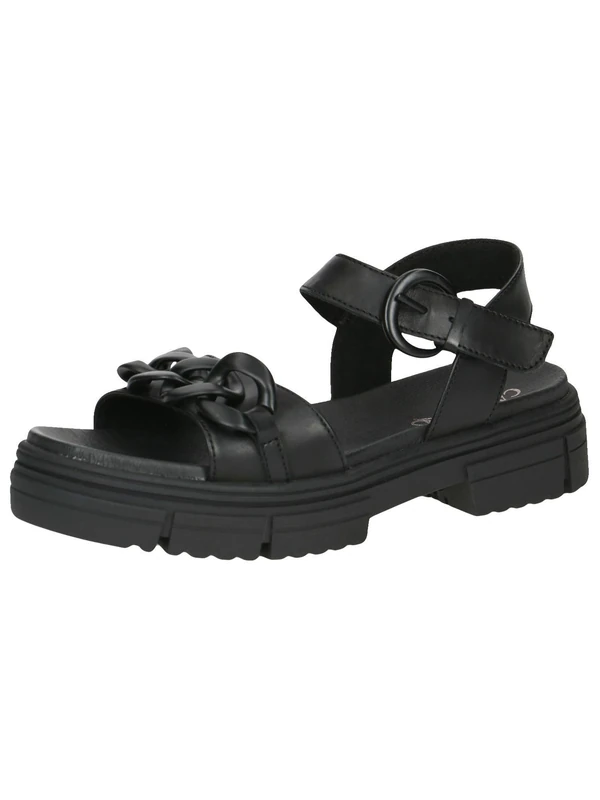 CAPRICE Women's Sandals 9-28708-20, Black (Black Nappa), 8 UK