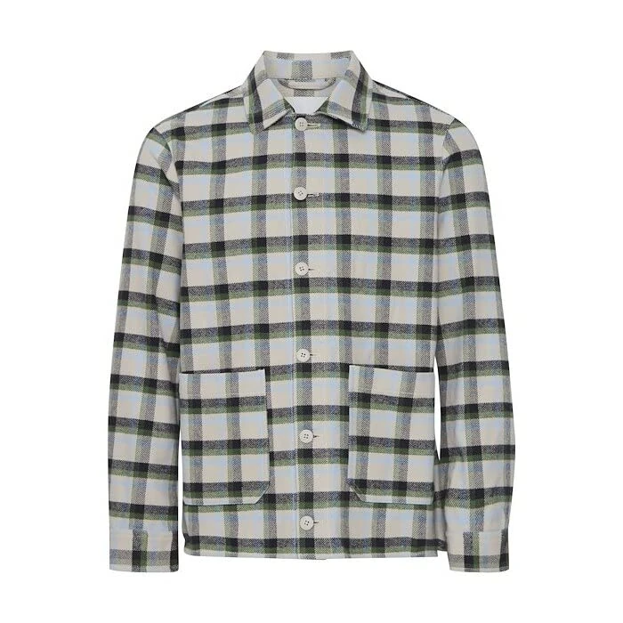 Casual Friday Men's Cfjuels Checked Jacket, 135304/Light Sand, XL - Image 1