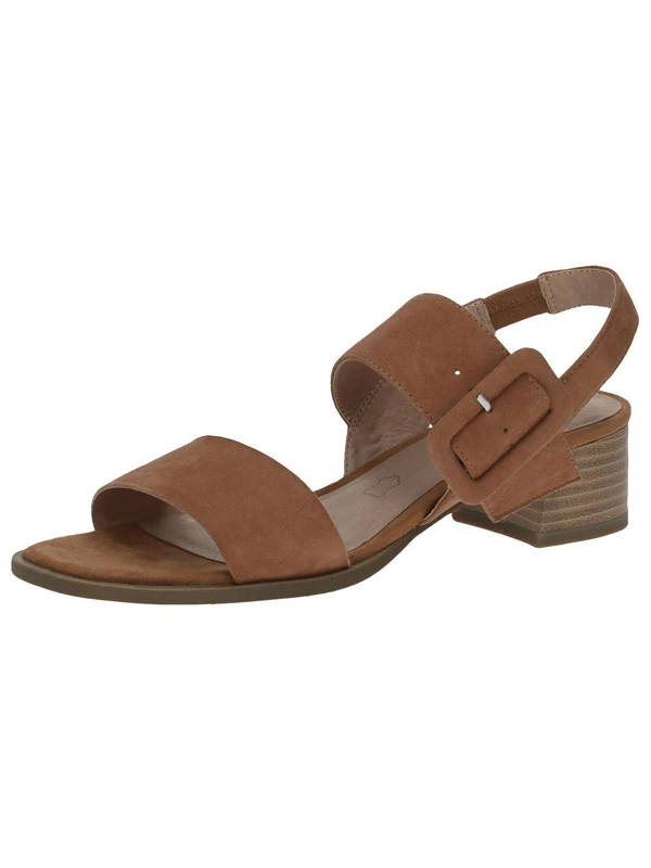 CAPRICE Women's 9-9-28211-20 Heel Sandals, Hazel Suede, 6 UK