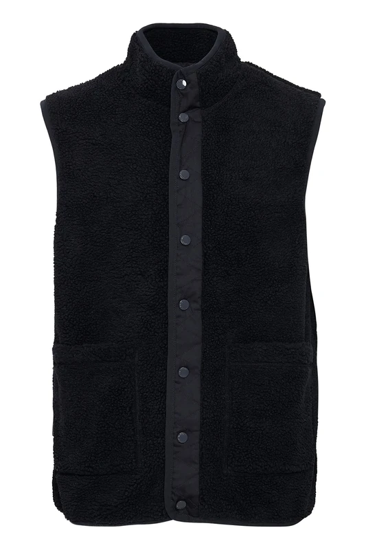 Casual Friday Men's Cfvitus 0039 Teddy Vest Jacket, 194013/Dark Navy, XXL