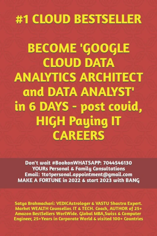 2022 A must Skill: BECOME 'GOOGLE DATA ANALYTICS CLOUD ARCHITECT/ DATA ANALYST' in 6 days: Till 2030+: High Paying IT Careers, learn & Power UR CV (1)