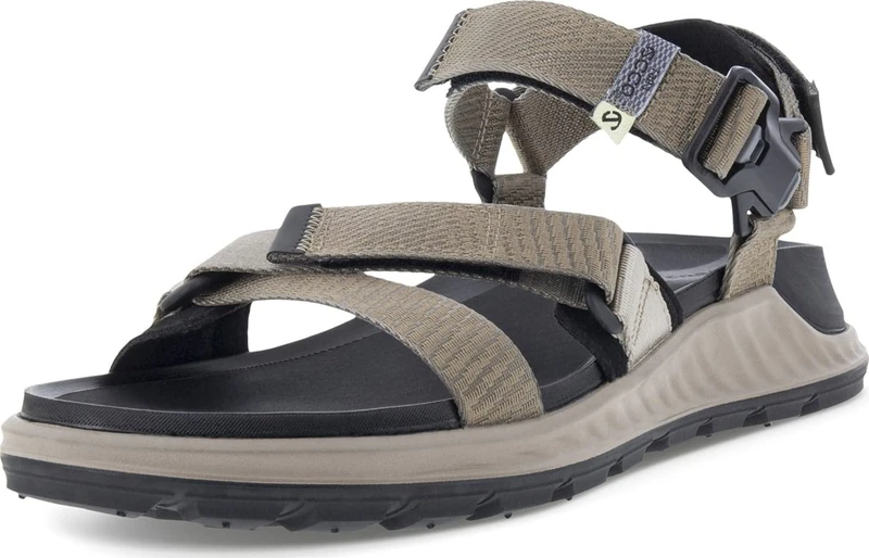 ECCO Men's Exowrap M 3s tex Sandal, Moon Rock Taupe, 11.5 UK