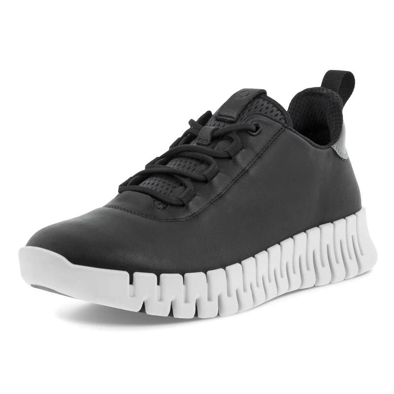 ECCO Gruuv Trainers UK 5-5.5 Black Light Grey