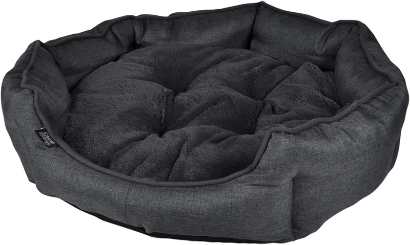 Love Story Basket Round Ø60cm Newton Charcoal