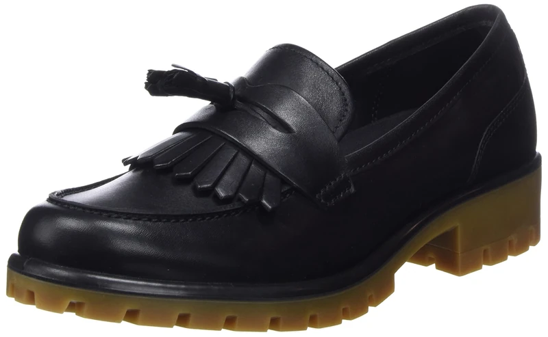 ECCO Women's Modtray W Loafer, Black, 3.5 UK