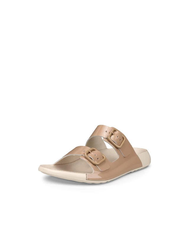 ECCO Womens Cozmo Slides Sandals Nude 6.5 UK