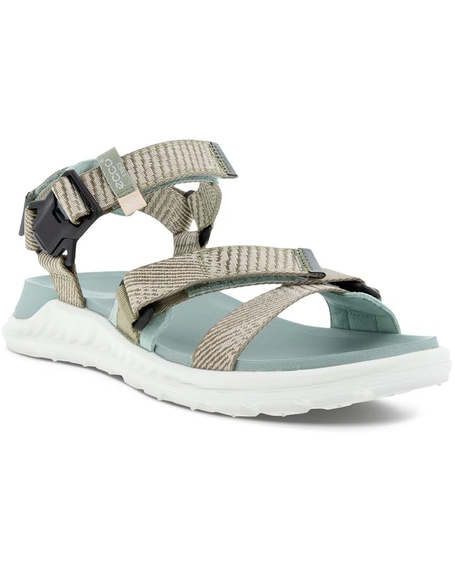 ECCO Ecco Exowrap W Women's Sandals, Sage Beige Ice Flower, 4.5 UK