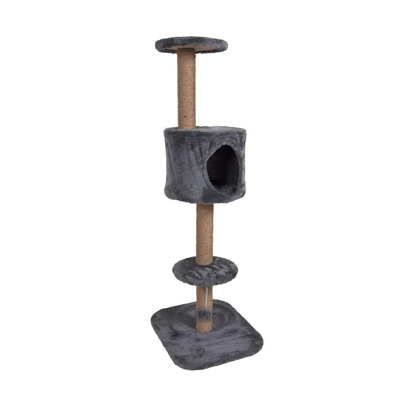 Multi Position Cat Scratching Post 6 in 1 Charcoal Grey