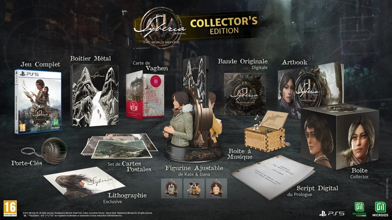 MICROÏDS SYBERIA - THE WORLD BEFORE - COLLECTOR's EDITION PS5