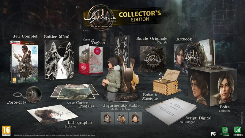 MICROÏDS SYBERIA - THE WORLD BEFORE - COLLECTOR's EDITION PC