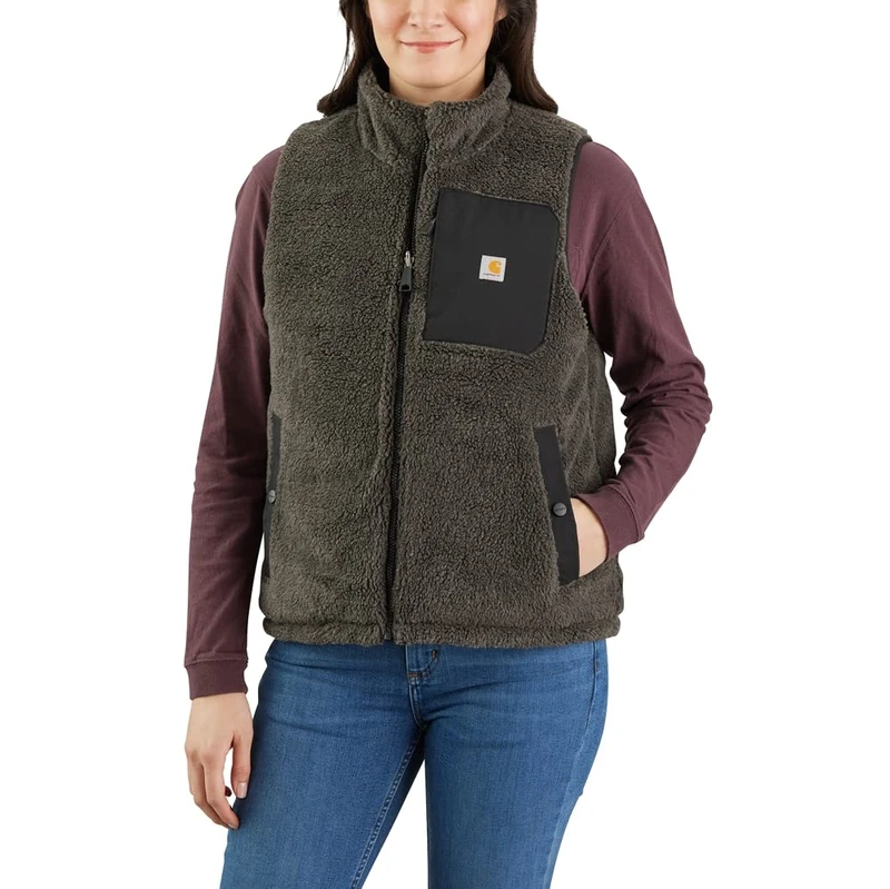Carhartt, Women's, Montana Relaxed Fit Insulated Vest, Black, XS