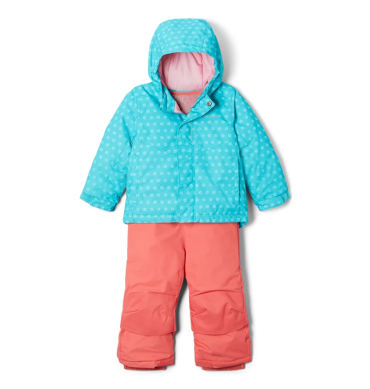 Columbia Unisex Kids Buga Set, Snowsuit Ski Jacket and Pants Set, Geyser Snowdaze, Size XS