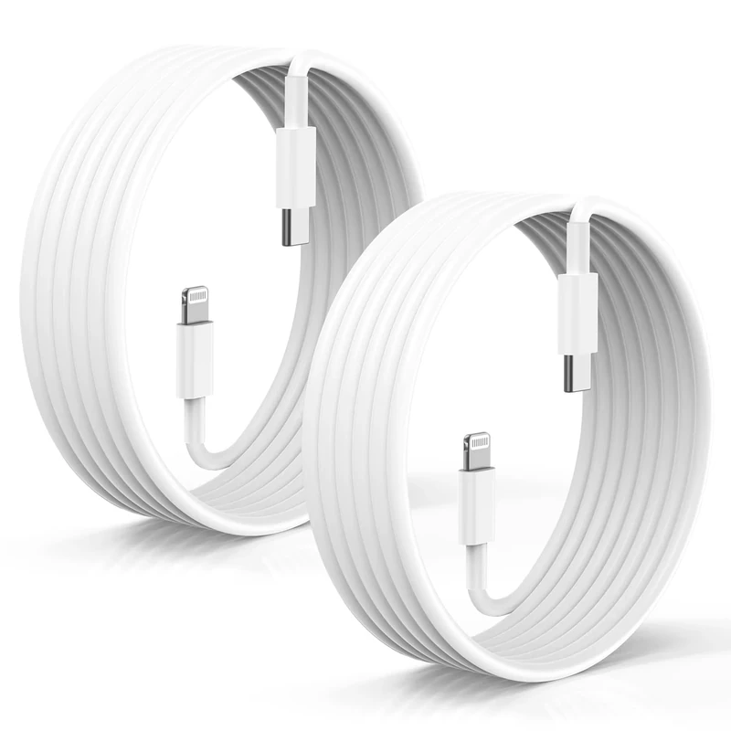 2 Pack USB C to Lightning Cable for Apple iPhone 14 Pro Max,3M Fast Charger Cord Apple MFi CertifiedType C to Lightning Cord 3M for Apple iPhone14 13 12 11 Pro Max/Mini/Plus/iPhone SE