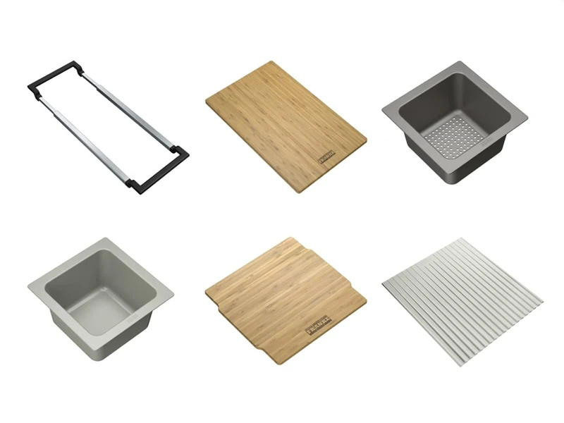 FRANKE All-in Universal Kitchen Sink Accessory System - AIUS200, Gray