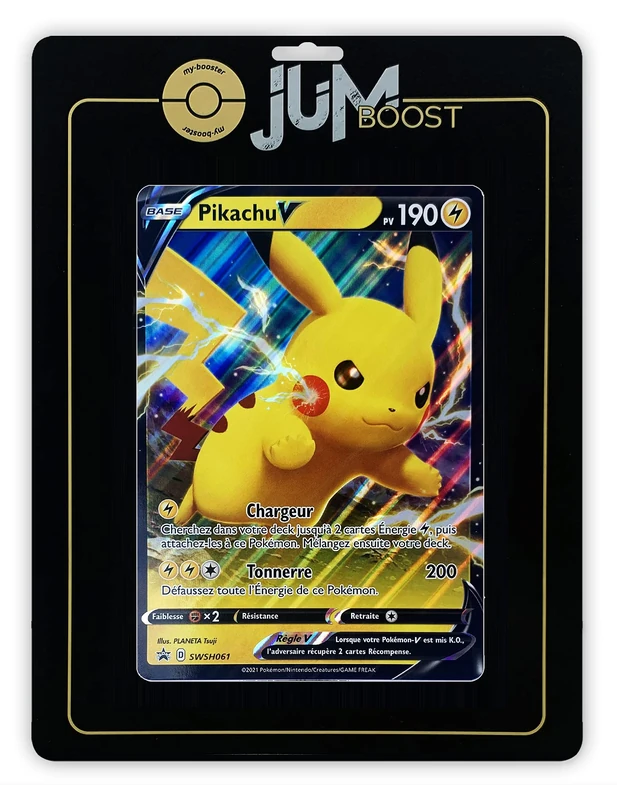 Pikachu V SWSH061 Jumbo - Jumbo X Sword and Shield 4.5 Radiant Fates - Giant Card - Image 1