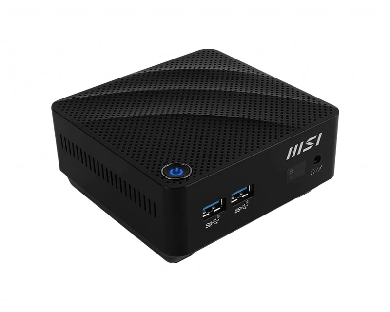 MSI Cubi N JSL Intel Celeron-N4500 Barebone, Mini-PC, SFF, USB 3.2 Gen2, HDMI, VGA, LAN, WiFi, BT, VESA, Supports Max 16GB DDR4 2666MHz (2 Slots), M.2 (1 Slot)