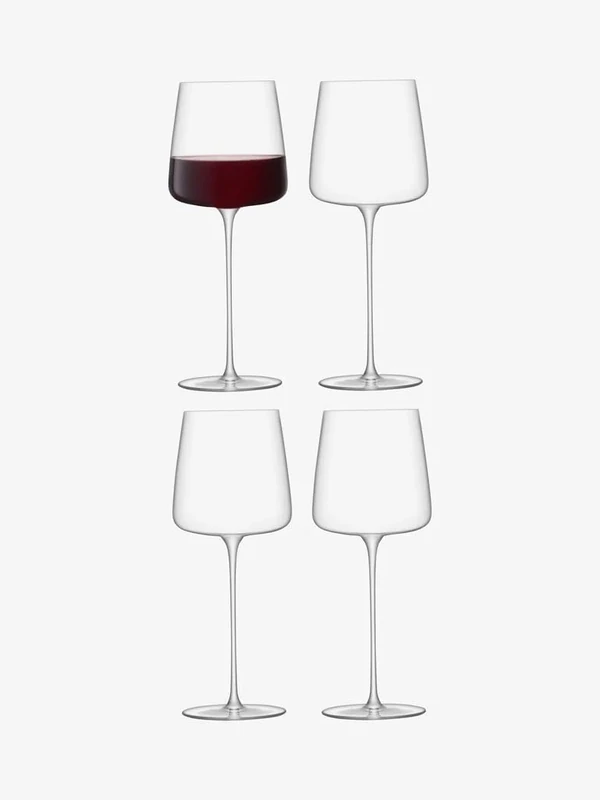 LSA International Metropolitan Grand Cru Glass 680ml Clear | Set of 4 | Dishwasher Safe | MW04