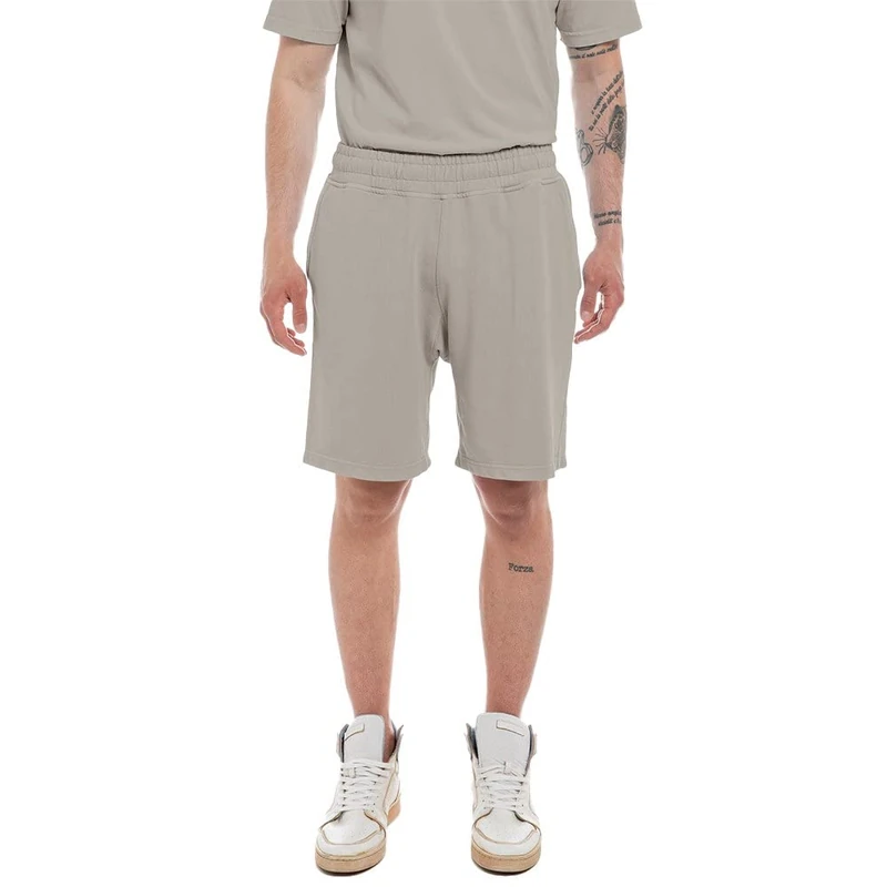 REPLAY Men's M9944 Earth Made Casual Shorts, Nepaly Grey 585, L - Image 1